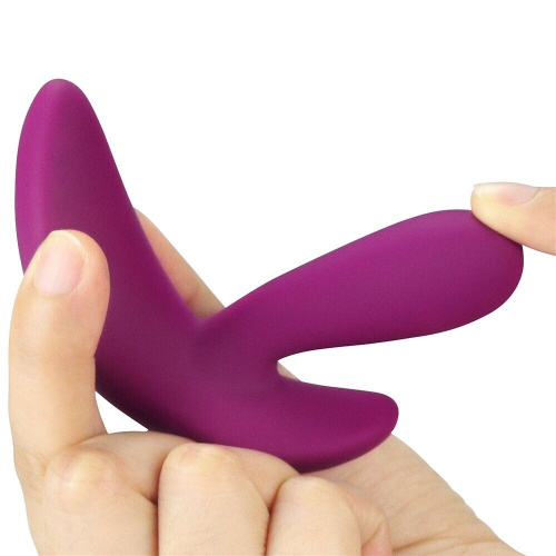 LoveToy O-Sensual Remote Rider - Клиторально-вагинальный вибратор с пультом ДУ, 9х2 см